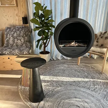 Vague Luxurious Tiny House Luxe Wellness, Spa Bad,beamer, Veluwe בית נופש *