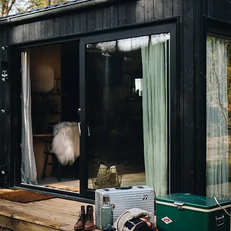 Vague Luxurious Tiny House Luxe Wellness, Spa Bad,beamer, Veluwe בית נופש נונספייט