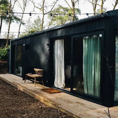 Vague Luxurious Tiny House Luxe Wellness, Spa Bad,beamer, Veluwe * נונספייט