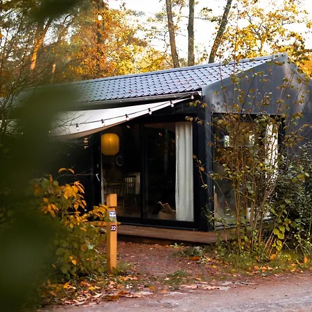 Vague Luxurious Tiny House Luxe Wellness, Spa Bad,beamer, Veluwe בית נופש *