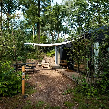 בית נופש Vague Luxurious Tiny House Luxe Wellness, Spa Bad,beamer, Veluwe